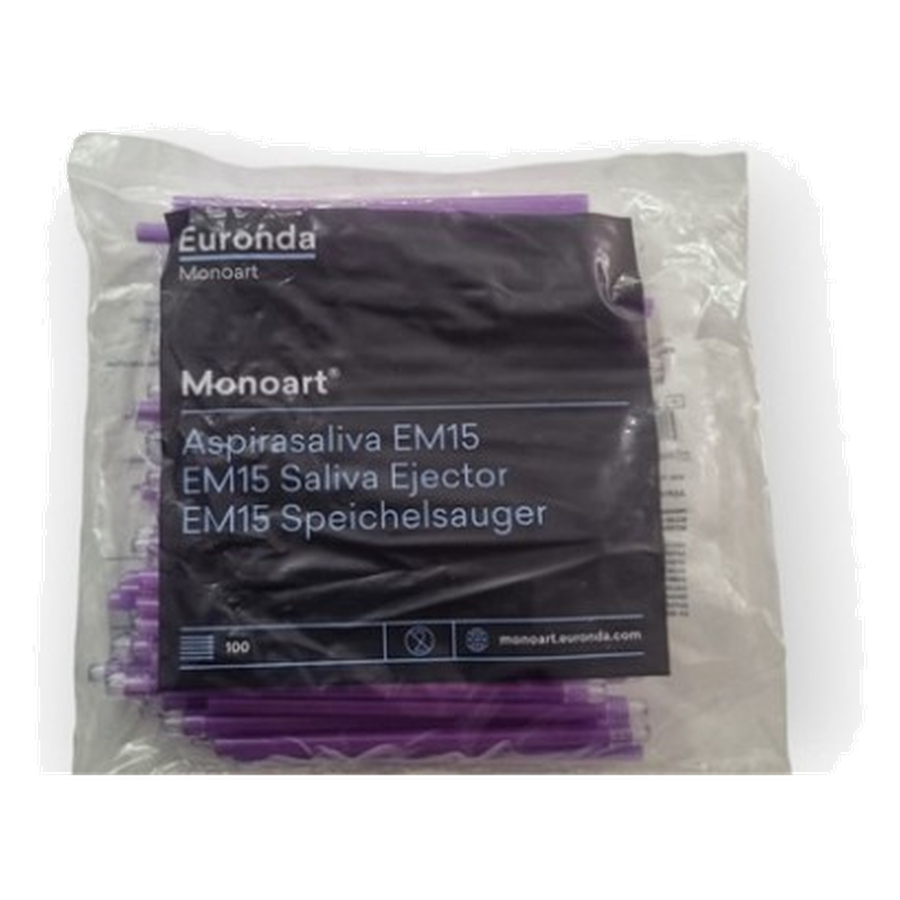 Monoart Aspirasaliva EM15 — Eyector de saliva desechable