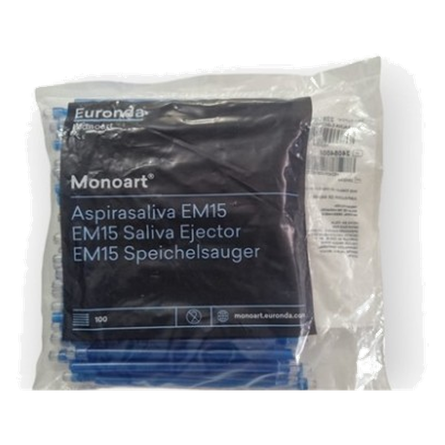 Monoart Aspirasaliva EM15 — Eyector de saliva desechable