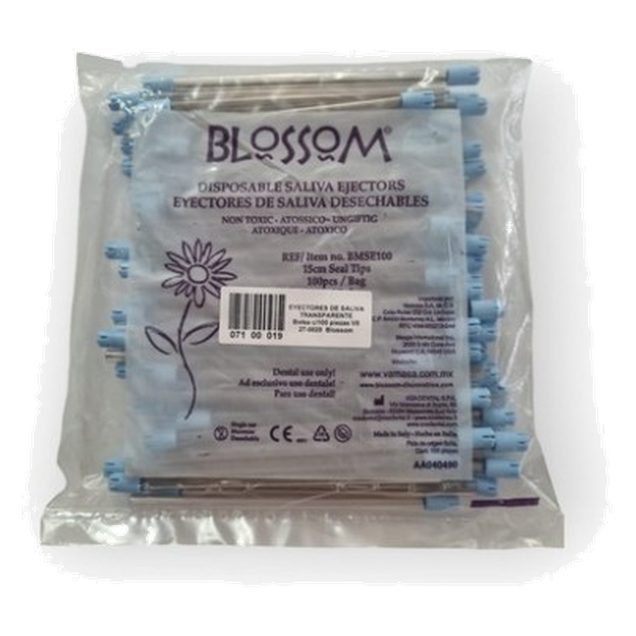 Blossom Disposable Saliva Ejectors — Eyector de saliva desechable
