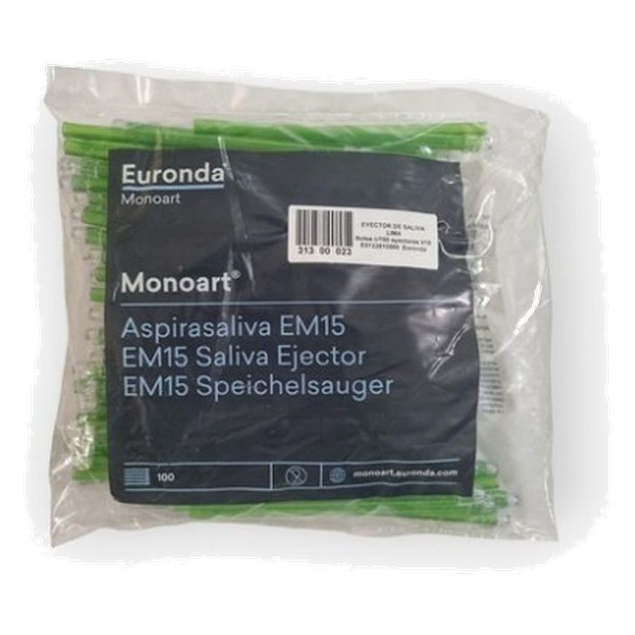 Monoart Aspirasaliva EM15 — Eyector de saliva desechable
